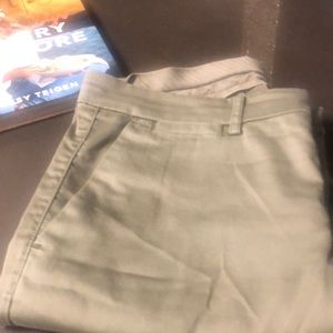 Trousers khakis type with jacket listed too.